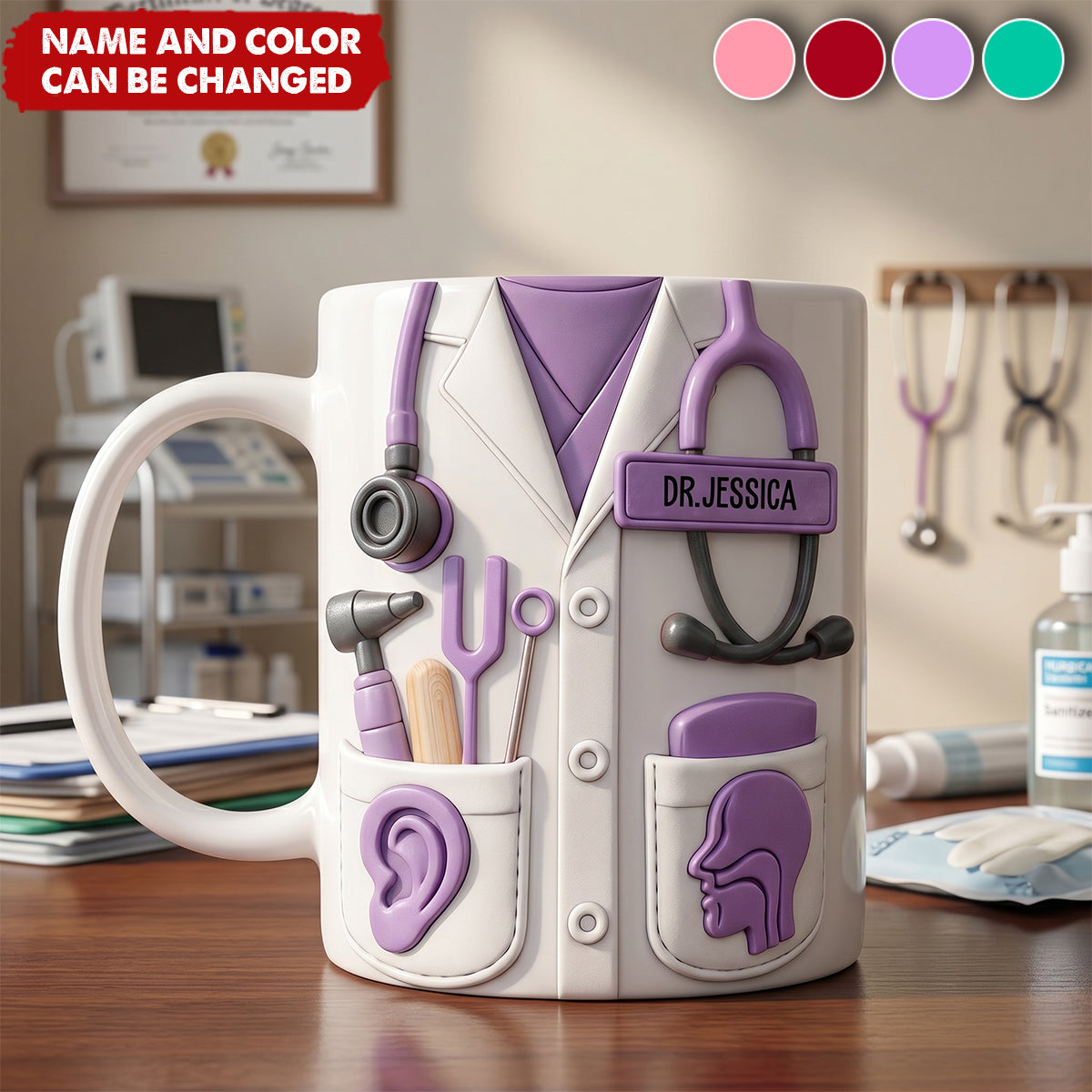 Medical Equipment - Personalized Custom Coffee Mug, Gift for Doctors