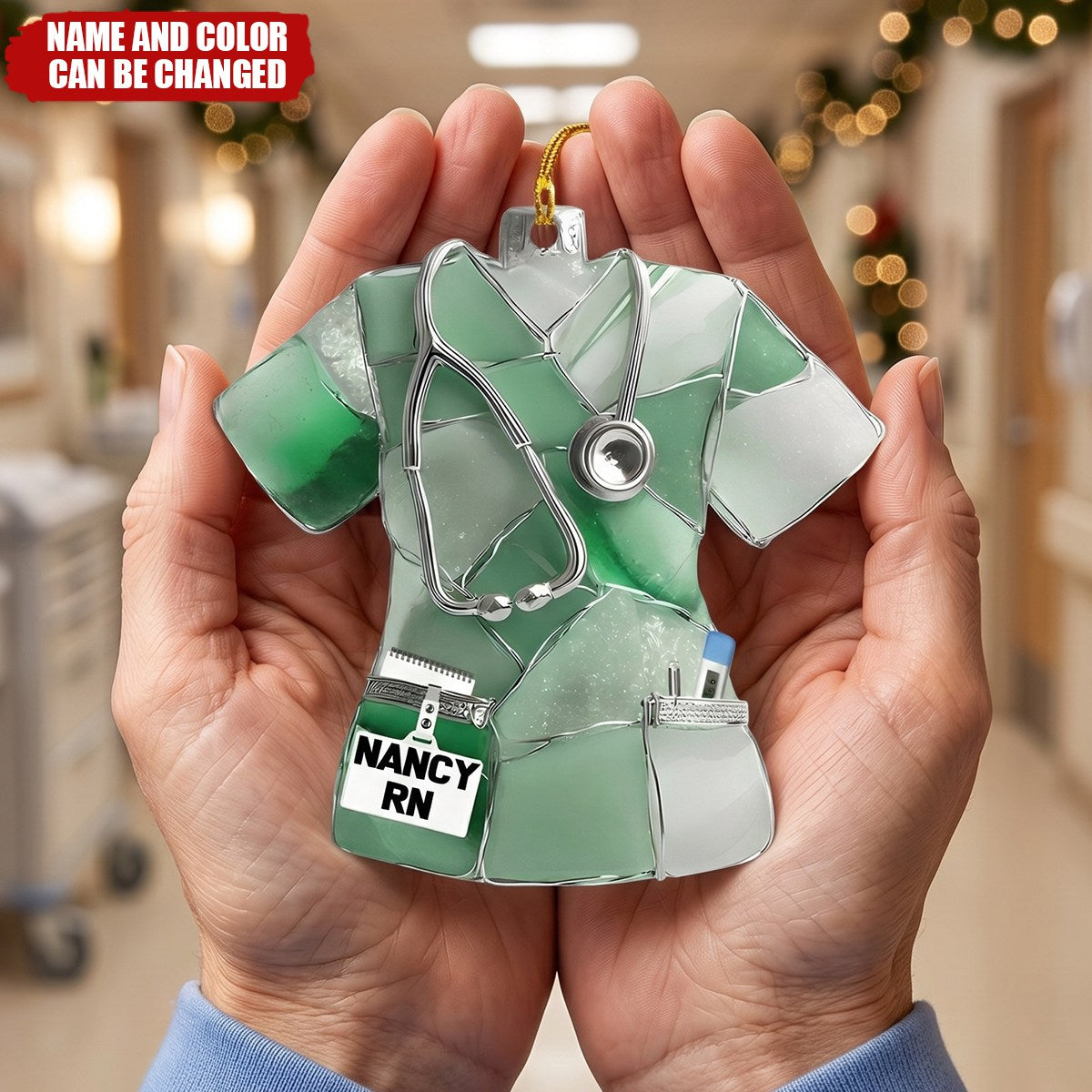 I'm A Nurse - Personalized 1-Layer Acrylic Ornament