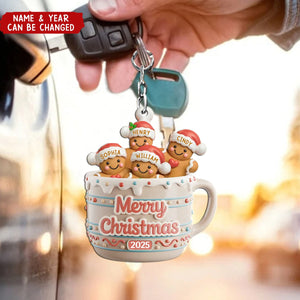 Cookie Crew Forever Personalized Acrylic Keychain - Gifts For Family