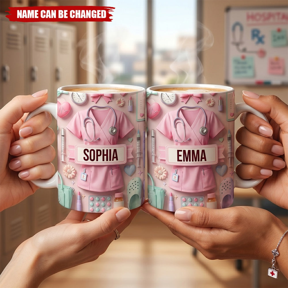 Heartfelt Gift for Dedicated Nurses - Personalized Coffee Mug