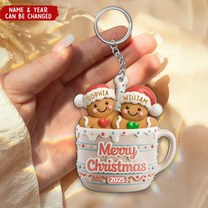 Cookie Crew Forever Personalized Acrylic Keychain - Gifts For Family