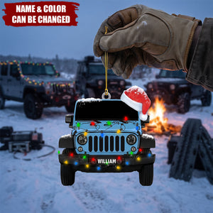 Personalized Off-Road Christmas Acrylic Ornament, Custom Christmas Gift For Off-Road Lovers