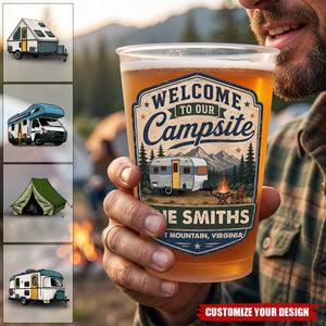 Custom Party Cups - Personalized Birthday Camping Gifts For Campers - Sleep Under The Stars