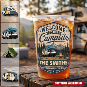 Custom Party Cups - Personalized Birthday Camping Gifts For Campers - Sleep Under The Stars