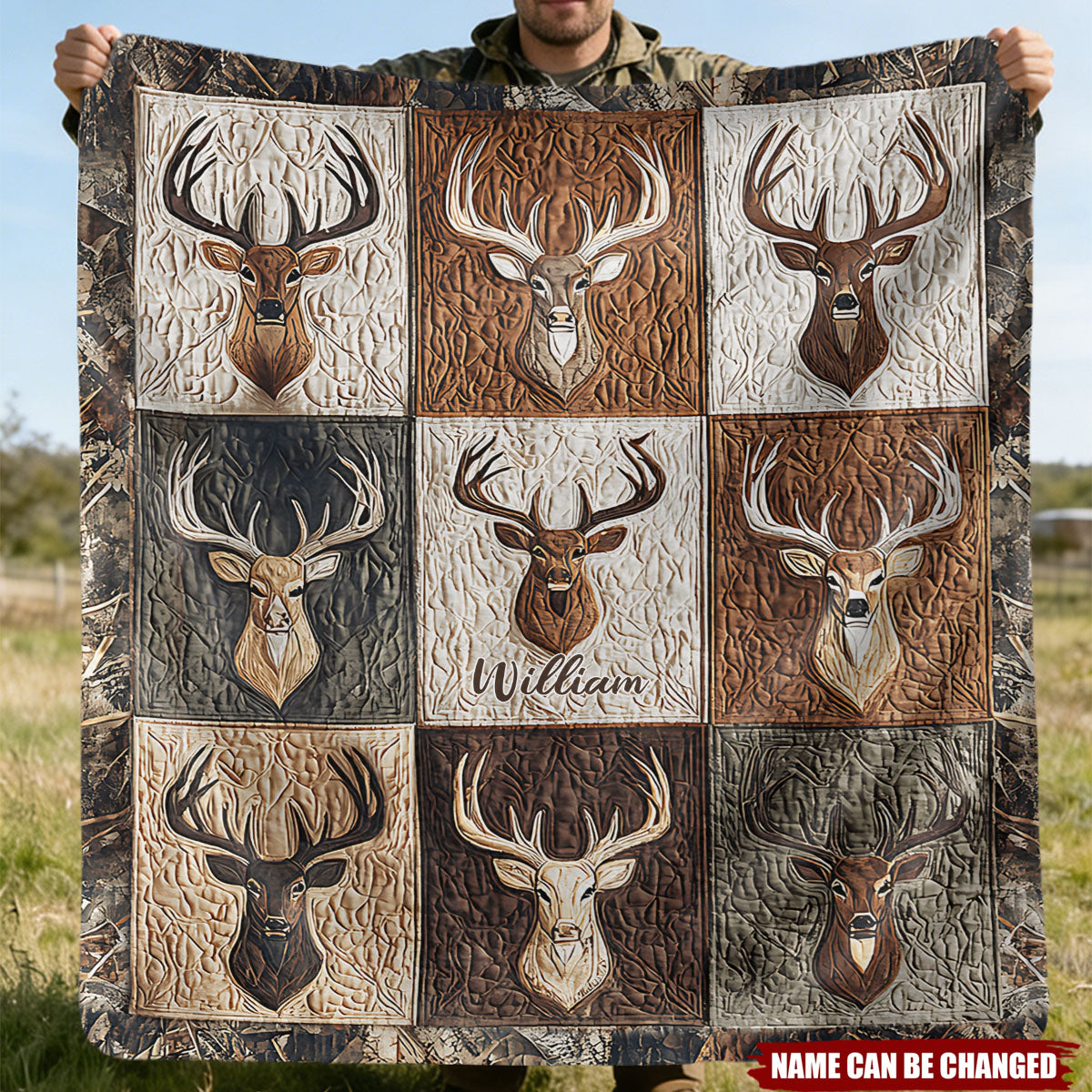 Love Hunting - Personalized Hunting Blanket