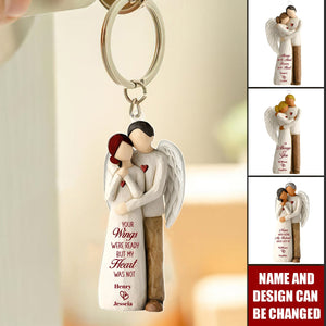Always On My Mind Forever In My Heart - Personalized 1-Layer Acrylic Keychain