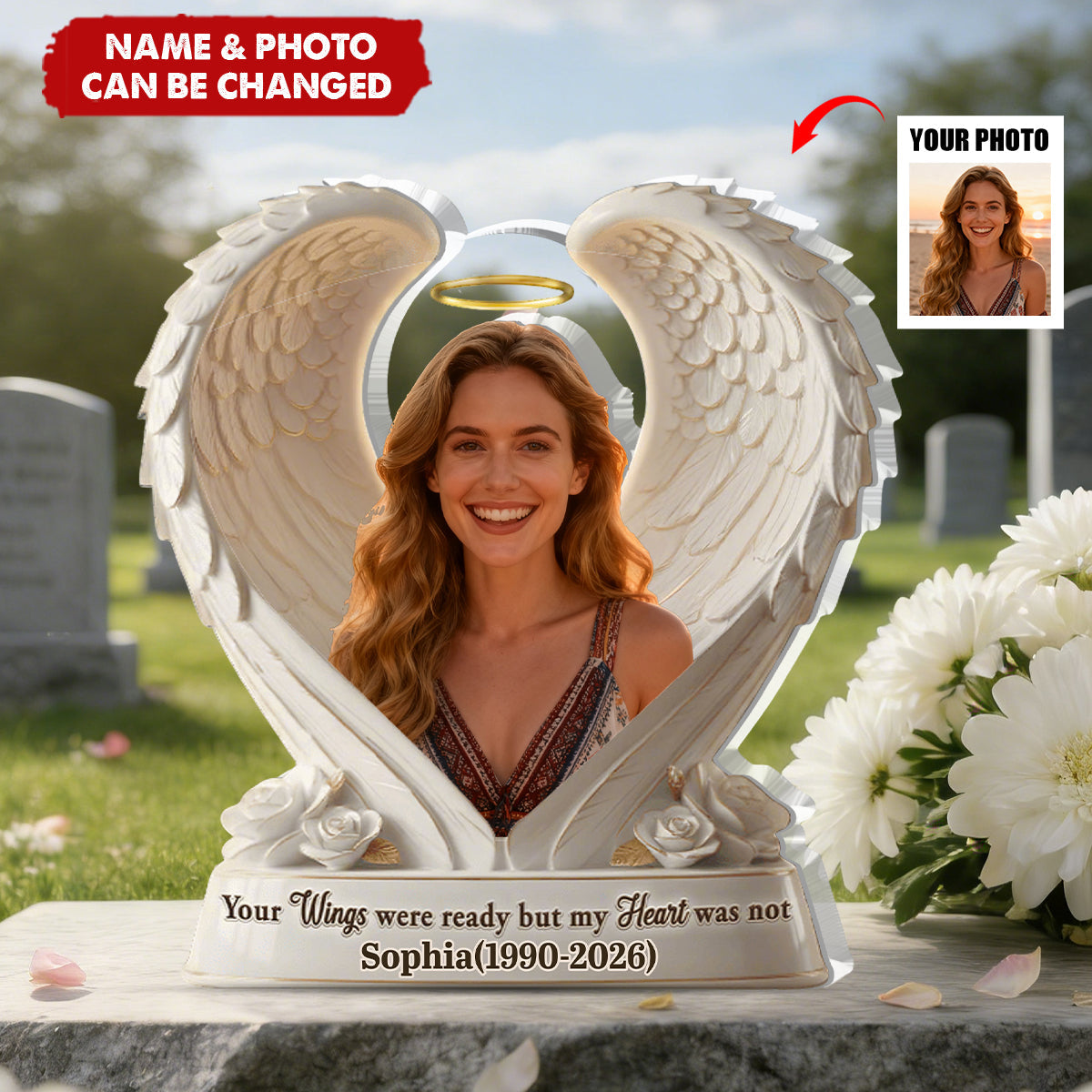 When You Miss Me Have No Fear Memorial - Personalized Custom Shaped Acrylic Plaque