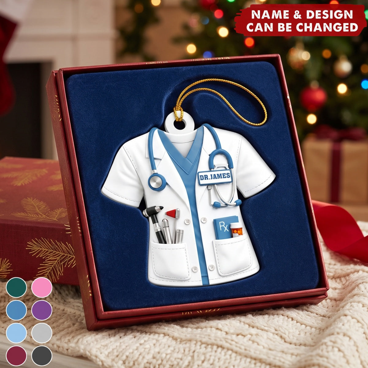 Doctor And Tools – Personalized Acrylic Custom Shape Ornament
