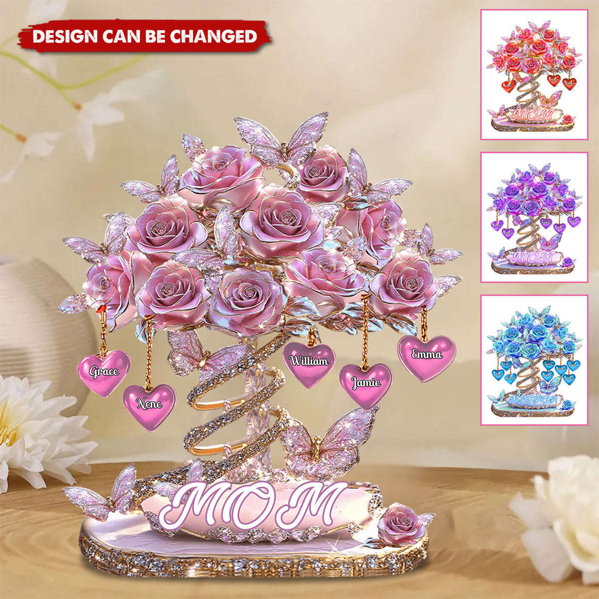 Best Mom Ever - Personalized Mother Custom Shaped Acrylic Plaque