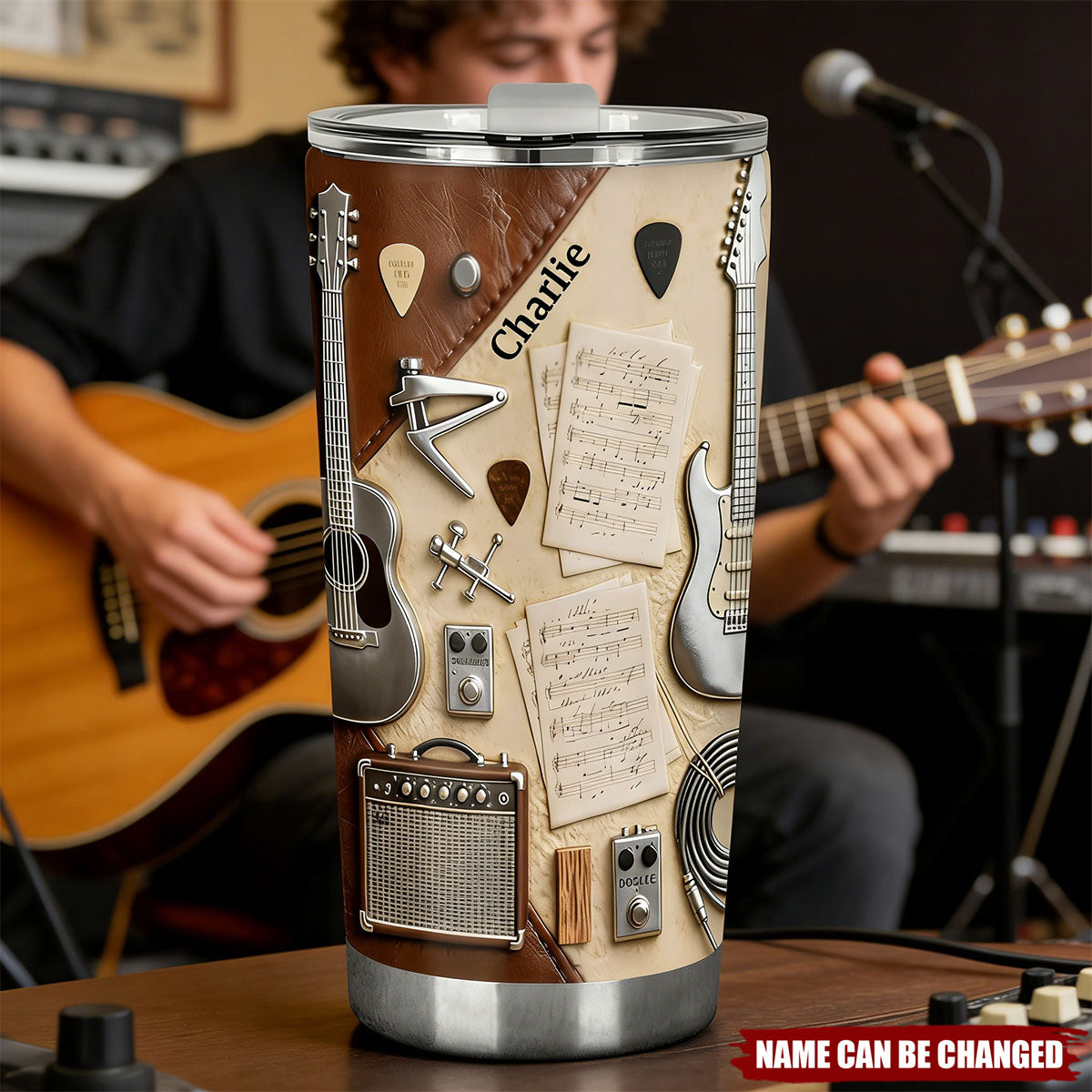 Guitarist - Personalized Guitar Tumbler