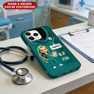Things My Patients Said So I'll Never Forget - Personalized Nurse Phone Case, Gift For Nurses