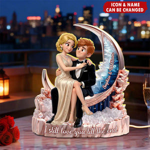 I Still Love You Till The End Romantic Couple - Personalized Light Box - Anniversary, Valentine's Day Gift