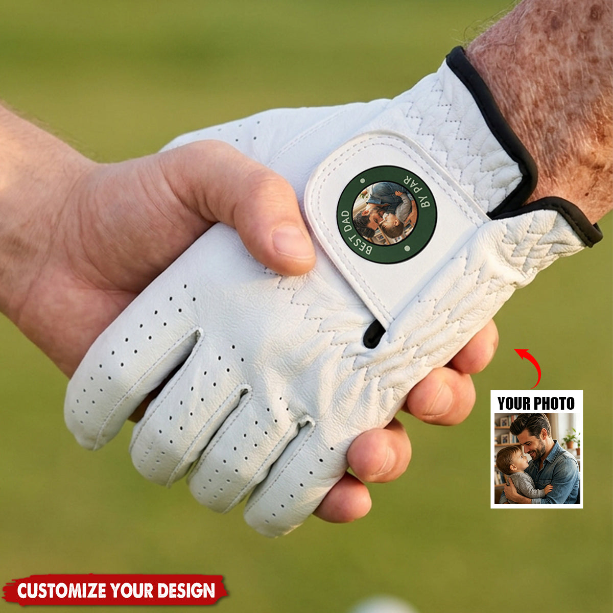 Father's Day Gift, I Love You To The Rough And Back - Personalized Golf Glove