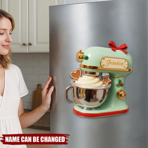 Baking Christmas Shape Fridge Magnet - Personalized Gifts For Baking Lovers 