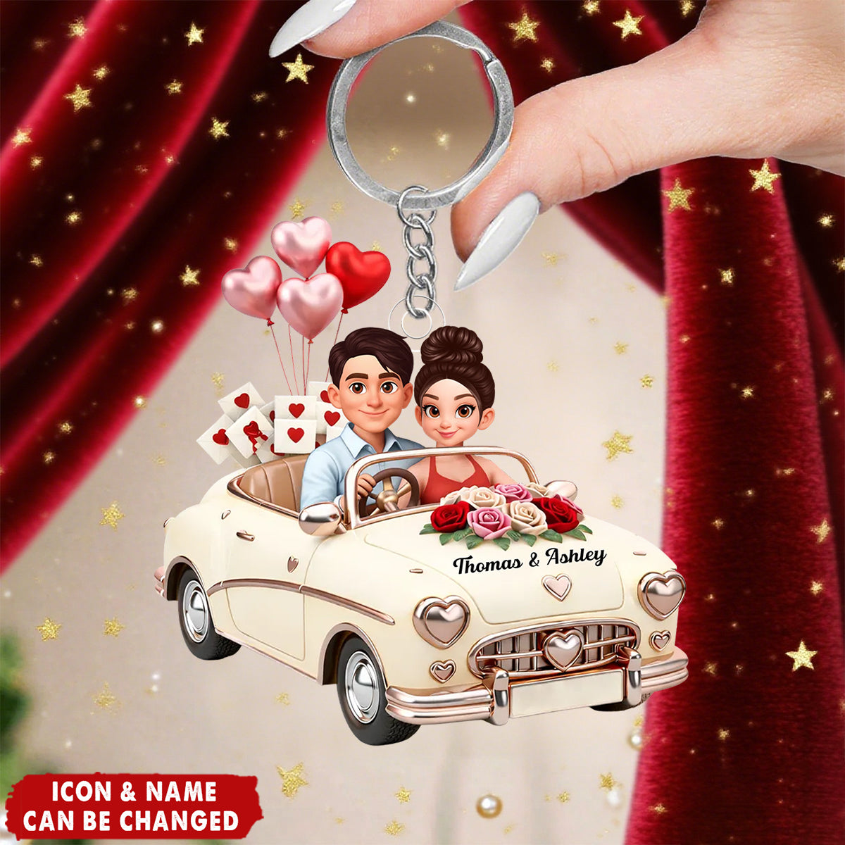 Our Journey Still Goes On - Personalized Keychain - Valentine's Gift For Him, For Her, For Couple